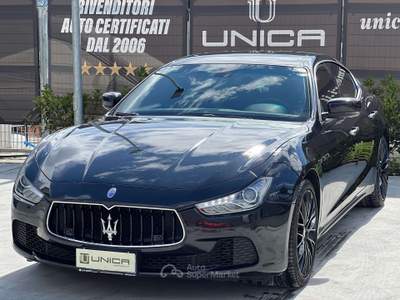 Maserati Ghibli 3.0 V6 275cv diesel AUTOMATICA ITALIANA Nero usata Pomigliano d'Arco