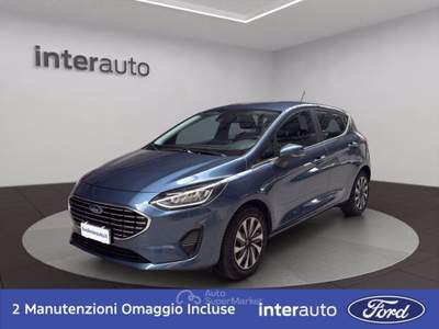Ford Fiesta 1.1 75 CV 5 porte Titanium Blu/Azzurro usata Monza