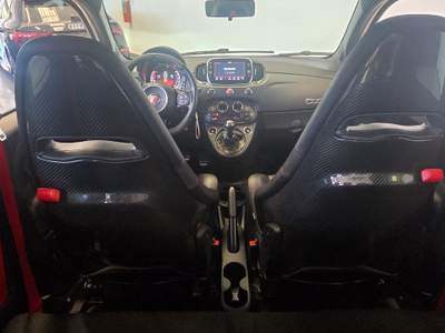 Abarth 595 auto full optional  scarichi akrapovic Bianco usata Cattolica