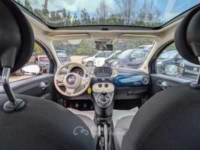 Fiat 500 Hybrid Dolcevita 1.0cc 70cv TETTO PANORAMICO CLIMA Blu/Azzurro usata Roma