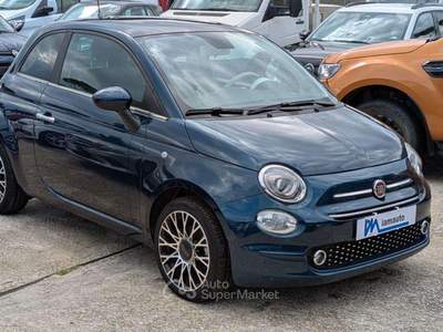 Fiat 500 Hybrid Dolcevita 1.0cc 70cv TETTO PANORAMICO CLIMA Blu/Azzurro usata Roma