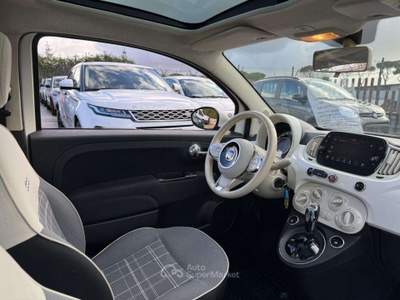 Fiat 500 GPL LOUNGE 1.2cc 69cv TETTO PANORAMICO Bianco usata Roma