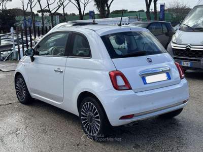Fiat 500 LOUNGE 1.2cc 69cv TETTO PANORAMICO Bianco usata Roma