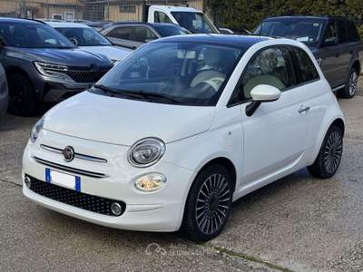 Fiat 500 LOUNGE 1.2cc 69cv TETTO PANORAMICO Bianco usata Roma