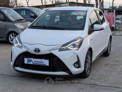 Toyota Yaris Hybrid Cool 1.5cc 73cv CAMERA POST. BLUETOOTH Bianco usata Roma