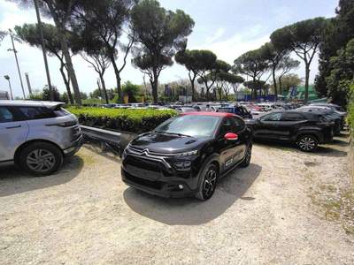 Citroen C3 1.2ccPURETECH 110cv FEELPACK LANE ASSIST SENS PARK Nero usata Roma