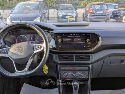 Volkswagen T-Cross TSI 1.0cc 110cv DSG ANDROID/IOS CRUISE CONTROL Grigio usata Roma