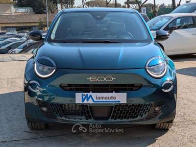 Fiat 600 LA PRIMA II Hybrid 110cv SEDILI MASS. CAMERA POST. Verde usata Roma
