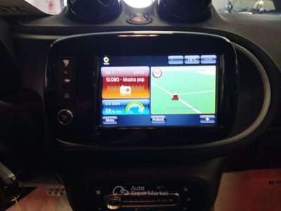 Smart ForFour 09cc BRABUS 109cv NAVI BLUETOOTH SENS PARK CERCHI Rosso usata Roma