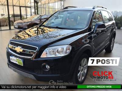 Chevrolet Captiva Captiva 2007- 2.0 vcdi 16v LT 7 Posti Nero usata Chivasso