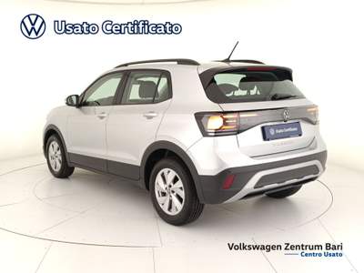 Volkswagen T-Cross 1.0 tsi life 95cv Argento usata Bari