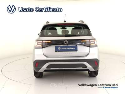 Volkswagen T-Cross 1.0 tsi life 95cv Argento usata Bari