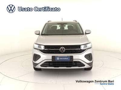 Volkswagen T-Cross 1.0 tsi life 95cv Argento usata Bari