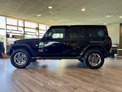 Jeep Wrangler 2.2 Multijet II Unlimit. Sahara Auto 4WD Nero usata Foligno