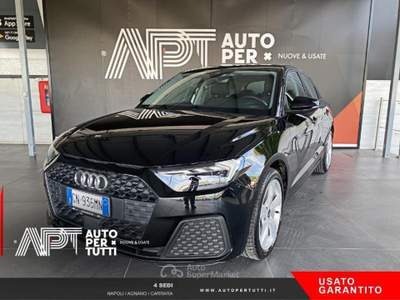 Audi A1 A1 Sportback 25 1.0 tfsi Admired my20 Nero usata Napoli