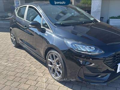 Ford Fiesta 5p 1.0  ecoboost h.  ST-Line 125cv Aut. *7 ANNI GARANZIA* Nero usata Bergamo