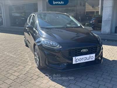 Ford Fiesta 5p 1.0  ecoboost h.  ST-Line 125cv Aut. *7 ANNI GARANZIA* Nero usata Bergamo