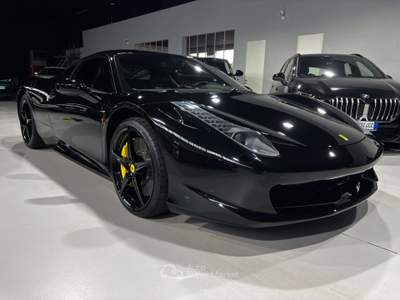 Ferrari 458 Coupe 4.5 Italia dct - LIFT, SERVICE FERRARI Nero usata Luzzara