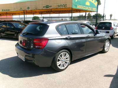 BMW Serie 1 118d 118 118D 2.0 140CV E5 5P M-SPORT KM CERTIFICATI Grigio usata Giugliano in Campania