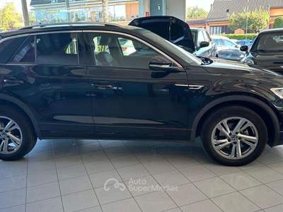 Volkswagen T-Roc T-Roc 1.0 tsi R-Line 110cv Nero usata Romagnano Sesia