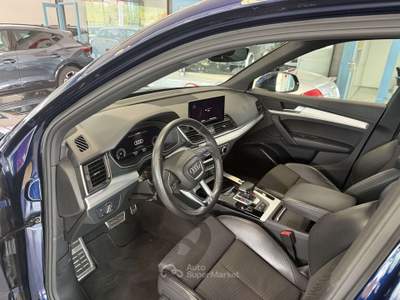 Audi Q5 Q5 II 2020 40 2.0 tdi mhev 12V S line Plus quattro Blu/Azzurro usata Romagnano Sesia