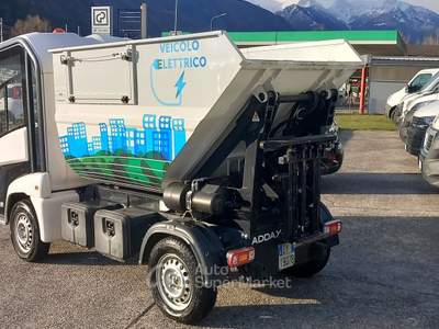 Addax Motors MT RACCOLTA RIFIUTI VASCA RIBALTABILE + VOLTA BIDONI Bianco usata Traona