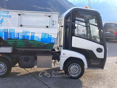 Addax Motors MT RACCOLTA RIFIUTI VASCA RIBALTABILE + VOLTA BIDONI Bianco usata Traona