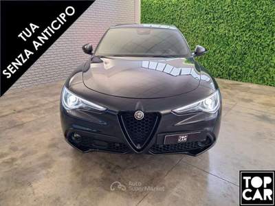 Alfa Romeo Stelvio 2.2 t VeloceQ4 210cv autoTUA SENZA ANTICIPO€445,00 Nero usata Terni