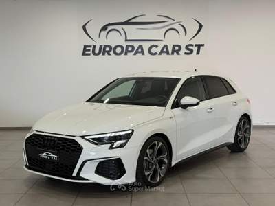 Audi A3 30 TFSI S line Edition S-TRONIC Bianco usata Caresanablot