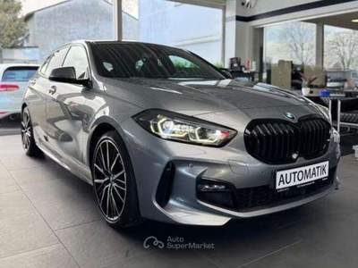 BMW Serie 1 120i 120 i Msport auto 2022 178cv Shadow line 19" Alcantara Grigio usata Monte Compatri
