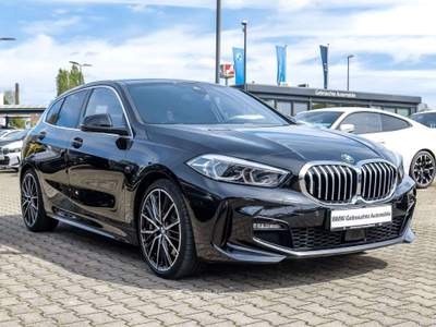 BMW Serie 1 120i 120 i Msport auto Head-up 2021 184cv Harman cardon camera 19" Nero usata Monte Compatri