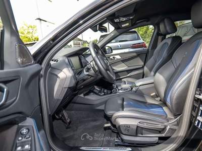 BMW Serie 1 120i 120 i Msport auto Head-up 2021 184cv Harman cardon camera 19" Nero usata Monte Compatri