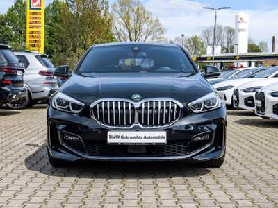 BMW Serie 1 120i 120 i Msport auto Head-up 2021 184cv Harman cardon camera 19" Nero usata Monte Compatri