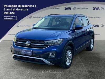 Volkswagen T-Cross 1.0 TSI 95CV Style Blu/Azzurro usata Ravenna