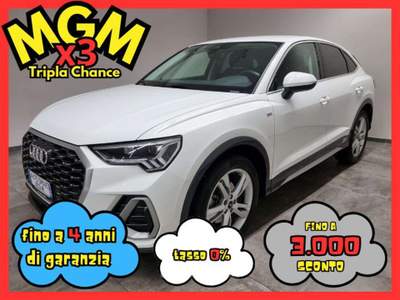 Audi Q3 SPB 35 TFSI S tronic S line edition Bianco usata Erba