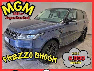 Land Rover Range Rover Sport 5.0 V8 Supercharged 525 CV HSE Dynamic Blu/Azzurro usata Erba