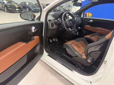 Abarth 595 180 CV*UNICO PROPRIETARIO*MANUALE*FRENI MAGGIORATI*SEDILI SABELT*PRIMA VERNICE*TUTTI I SERVICE ABARTH**PARI AL NUOVO** Bianco usata Ciserano