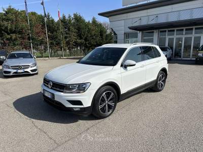 Volkswagen Tiguan Volksawagen Tiguan 1.6 TDI Business BlueMotion Bianco usata Rimini