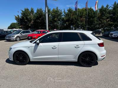 Audi A3 Audi A3 Sportback 1.4 TGI G-TRON DSG S-Line Bianco usata Rimini