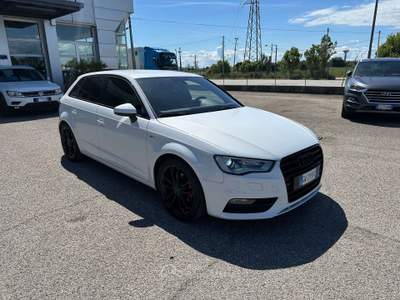 Audi A3 Audi A3 Sportback 1.4 TGI G-TRON DSG S-Line Bianco usata Rimini