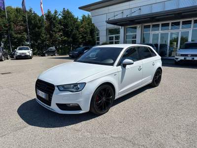 Audi A3 Audi A3 Sportback 1.4 TGI G-TRON DSG S-Line Bianco usata Rimini