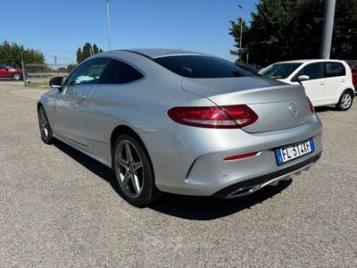Mercedes-Benz Classe C Classe C220 Coupe Premium Plus 4matic auto Argento usata Rimini