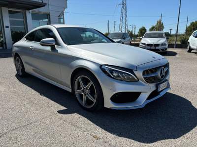 Mercedes-Benz Classe C Classe C220 Coupe Premium Plus 4matic auto Argento usata Rimini