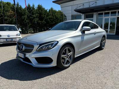 Mercedes-Benz Classe C Classe C220 Coupe Premium Plus 4matic auto Argento usata Rimini