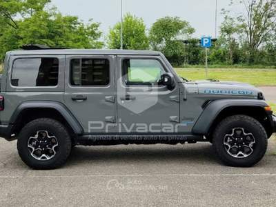 Jeep Wrangler JEEP Wrangler Unlimited 2.0 PHEV ATX 4xe Rubicon Grigio usata Opera