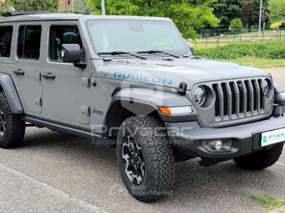 Jeep Wrangler JEEP Wrangler Unlimited 2.0 PHEV ATX 4xe Rubicon Grigio usata Opera