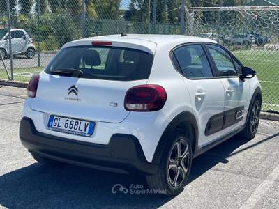 Citroen C3 PureTech 83 S&S Feel Pack Euro 6D Bianco usata Fiumicino