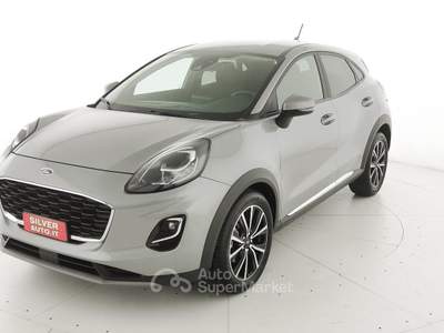 Ford Puma 1.0 EcoBoost Hybrid 125 CV S&S Titanium Grigio usata Crema