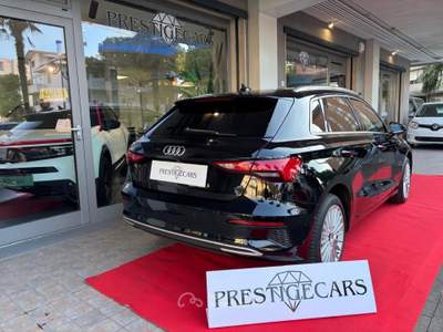 Audi A3 Sportback 40 1.4 tfsi e S line Nero usata Jesolo
