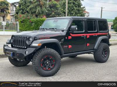 Jeep Wrangler Jeep Wrangler 2.0 T-GDI Rubicon Rock's Edition #10636 Nero usata Moncalieri